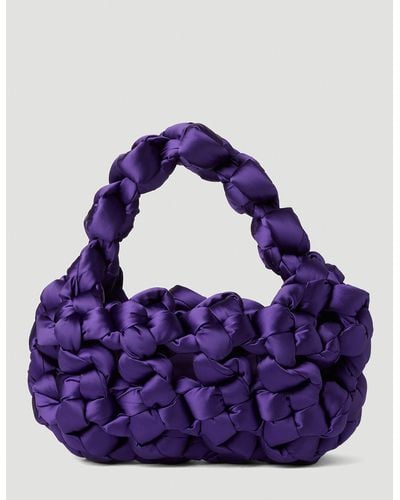 Kara Knot Shoulder Bag - Purple
