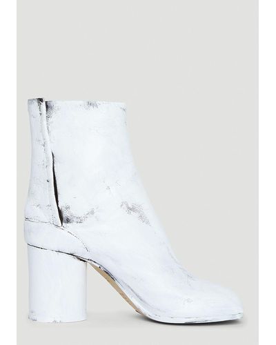 Maison Margiela Tabi Painted Boots - White
