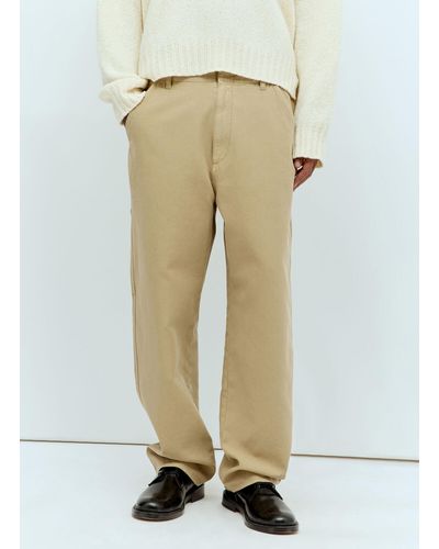 The Row Marlon Trousers - Natural