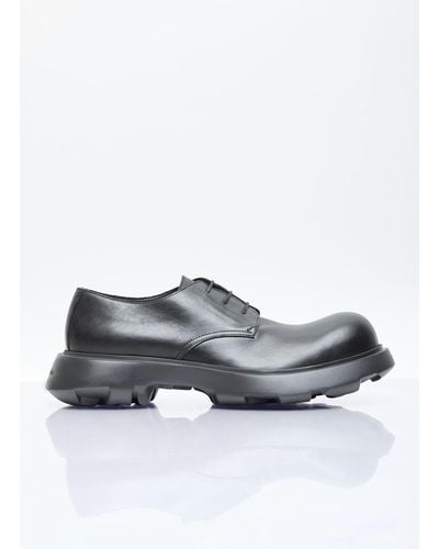 Acne Studios Leather Lace-up Shoes - Gray