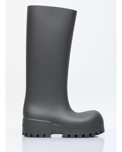 Balenciaga Bulldozer Rain Boots - Gray