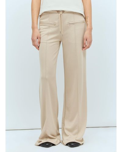 Courreges Interlock Track Trousers - Natural