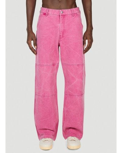 Acne Studios Relaxed Cargo Trousers - Pink