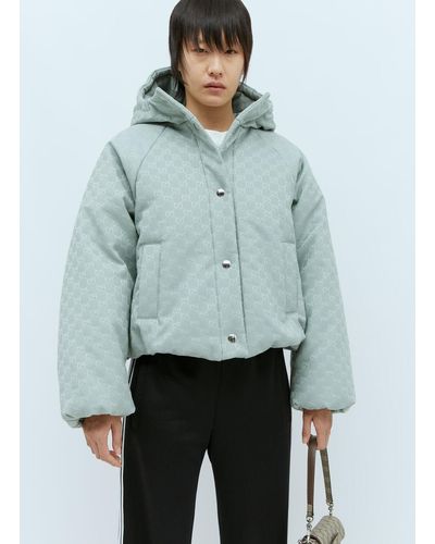 Gucci Gg Canvas Bomber Jacket - Green