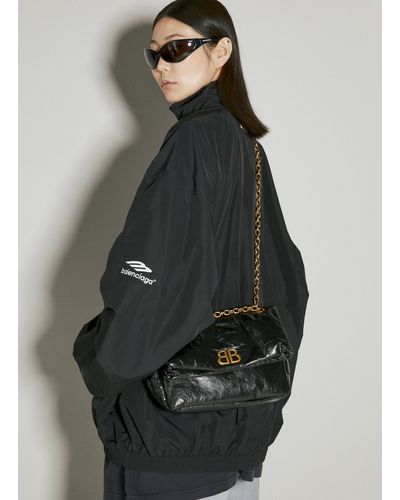 Balenciaga Monaco Small Chain Bag in Black