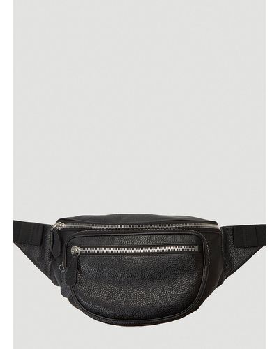 Maison Margiela Oversized Leather Belt Bag - Black