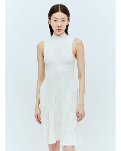 Chloé Mock-neck Mini Dress - White