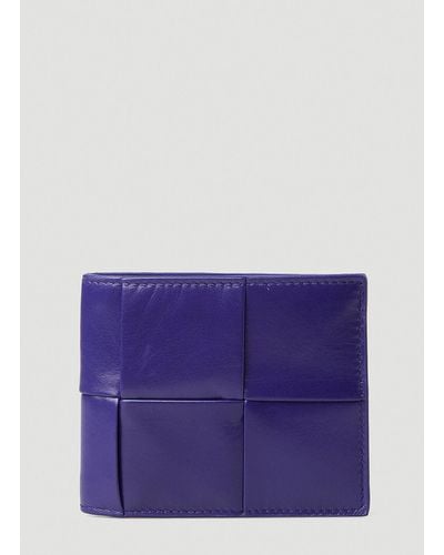 Bottega Veneta Intreccio Bifold Wallet - Purple