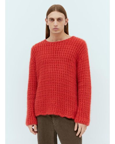 The Row Olen Cashmere Sweater - Red