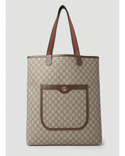 Gucci Ophidia GG Small Tote Bag - Natural
