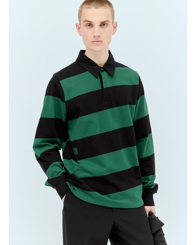 Burberry Striped Polo Shirt - Green