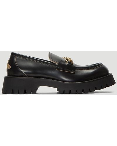Gucci Chunky Lug Sole Loafers - Black