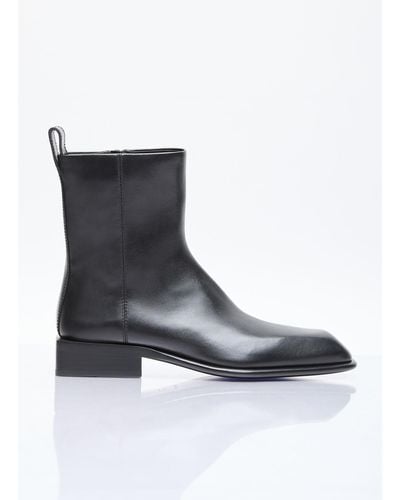 Alexander Wang Throttle Leather Ankle Boot - Black