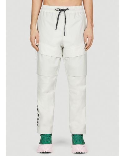3 MONCLER GRENOBLE Ripstop Trousers - White