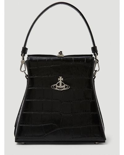 Vivienne Westwood Kelly Medium Handbag - Black