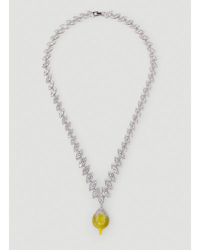 OTTOLINGER Diamond Dip Necklace - White