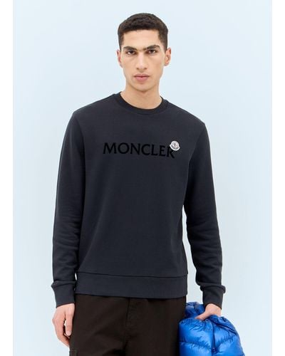 Moncler Logo Patch Sweatshirt - Blue