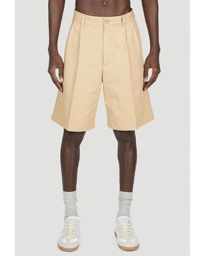 Gucci Cotton Shorts, - Natural