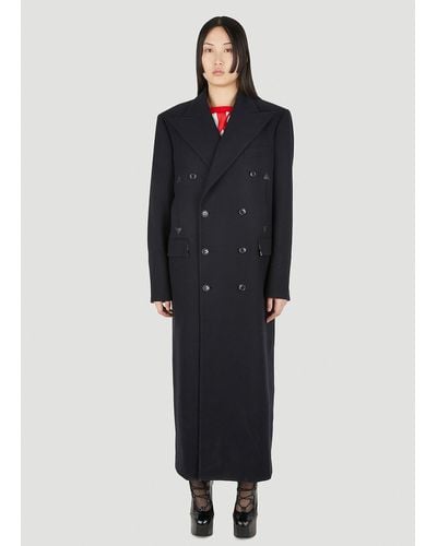 Vivienne Westwood Dickens Double-breasted Coat - Blue