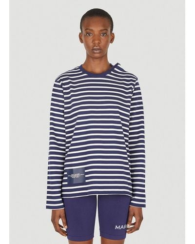 Marc Jacobs The Striped T-shirt - Blue