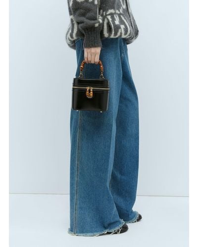 Gucci Mini Bamboo Shoulder Bag - Blue
