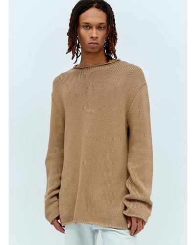 The Row Anteo Knit Sweater - Natural