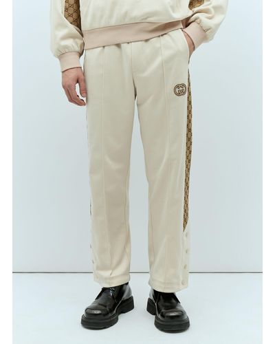 Gucci Gg Track Trousers - Natural