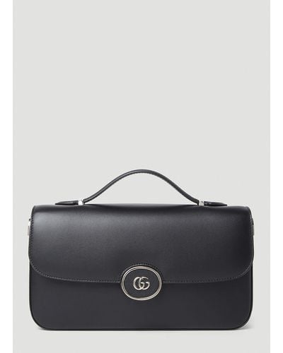 Gucci Petite Gg Handbag - Grey