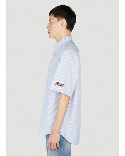 Gucci Striped Short Sleeve Shirt - White
