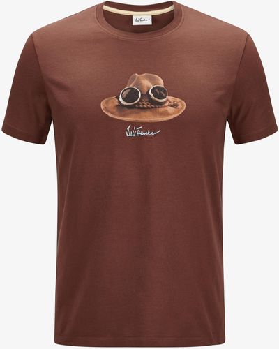 Luis Trenker Der Hut T-Shirt - Braun