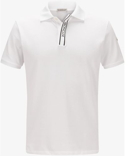 Moncler Poloshirt - Weiß