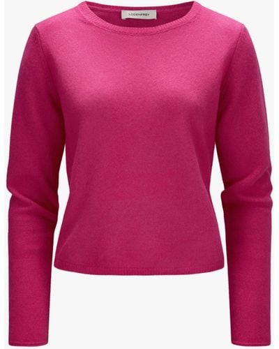 Lodenfrey Cashmere-Pullover - Rot