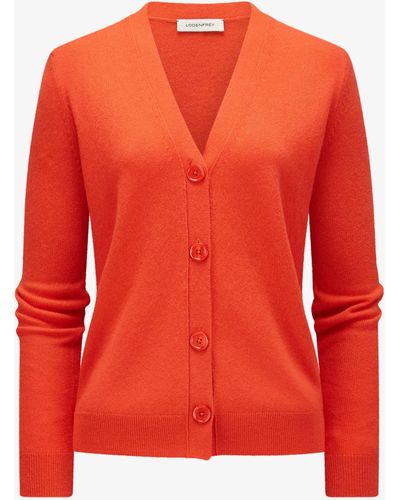 Lodenfrey Cashmere-Strickjacke - Rot