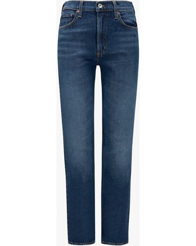 Citizens of Humanity Daphne 7/8-Jeans High Rise Stovepipe - Blau