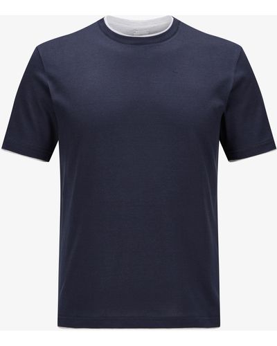 Eleventy T-Shirt - Blau