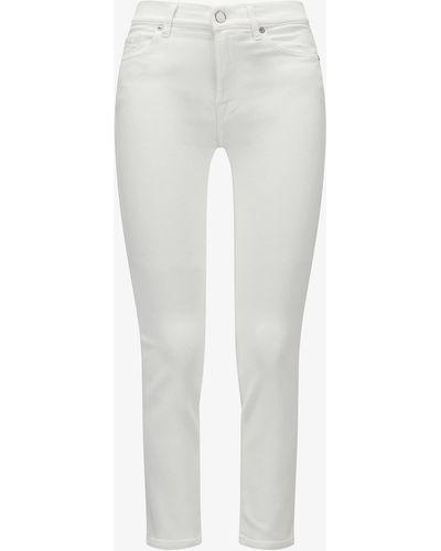 7 For All Mankind Roxanne 7/8-Jeans Ankle - Weiß