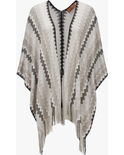 Missoni Cape - Grau