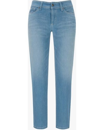 Cambio Piper 7/8-Jeans Short - Blau