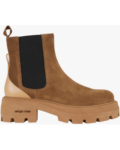 Sergio Rossi Chelsea Boots - Braun