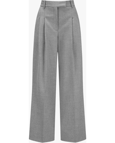 By Malene Birger Cymbaria Palazzo-Hose - Grau