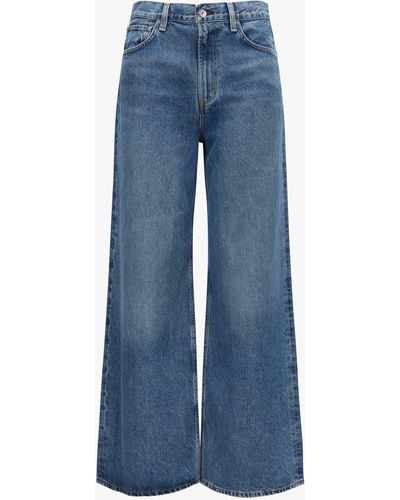 Citizens of Humanity Paloma Jeans Baggy Wide Leg - Blau