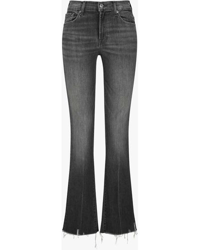 7 For All Mankind Bootcut Tailorless Jeans - Grau