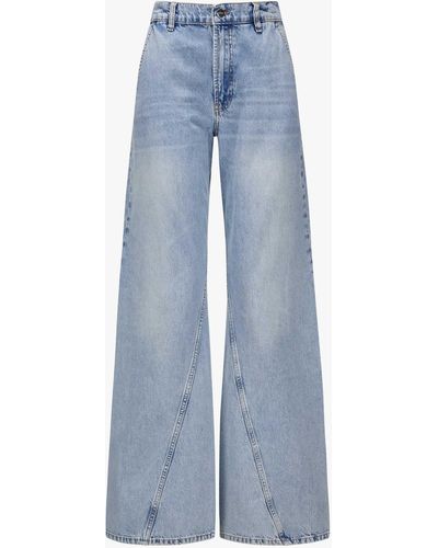 Anine Bing Capri Jeans - Blau