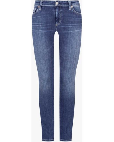 AG Jeans The Legging 7/8-Jeans Super Skinny - Blau