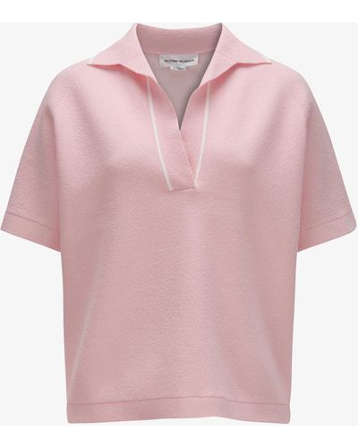 Victoria Beckham Strickshirt - Pink