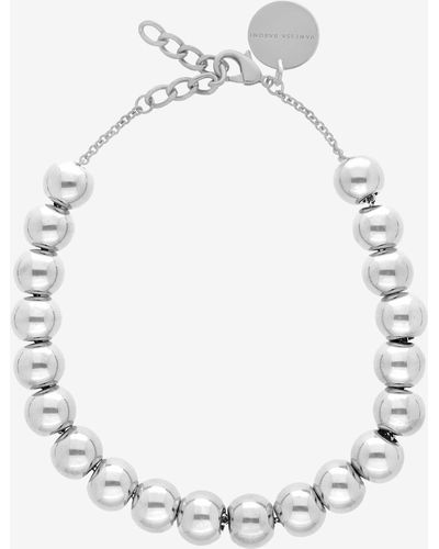 Vanessa Baroni Small Beads Halskette - Weiß