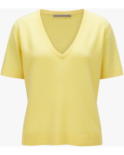 The Mercer N.Y. Cashmere-Shirt - Gelb