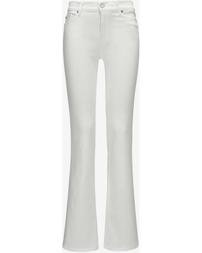 7 For All Mankind Bootcut Jeans - Weiß