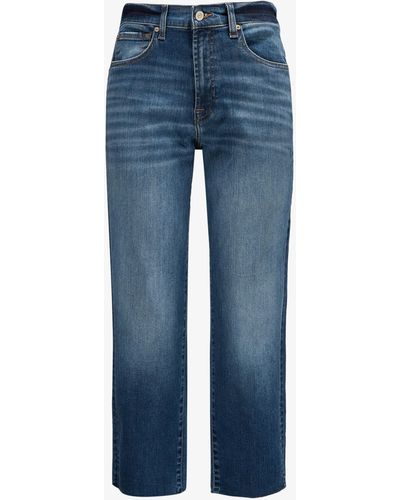 7 For All Mankind The Modern 7/8-Jeans Straight - Blau