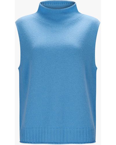 Lodenfrey Cashmere-Pullunder - Blau